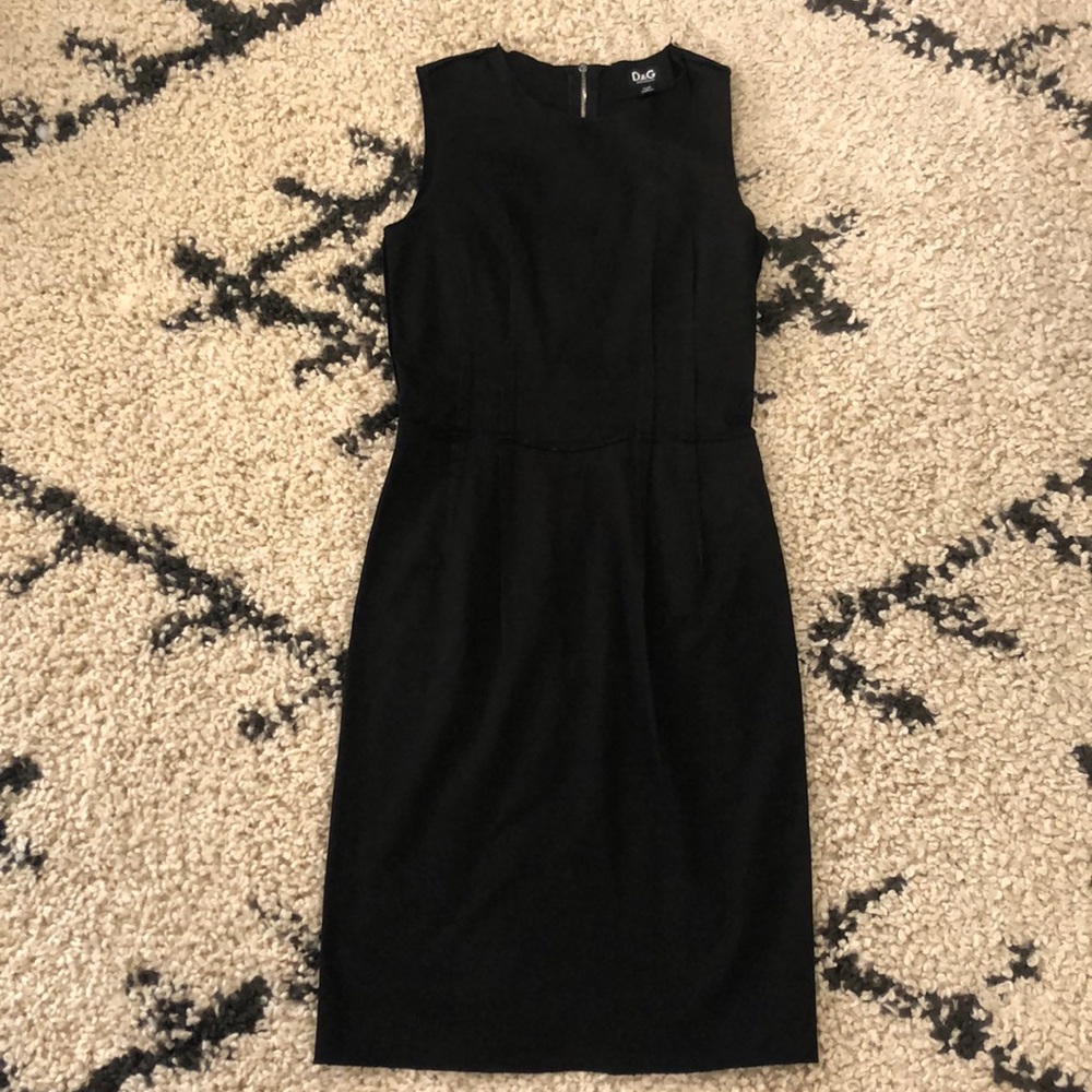 Dolce & Gabana Black Fitted Dress